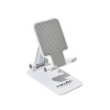White Branded Folding Desktop Phone Stands White Branded